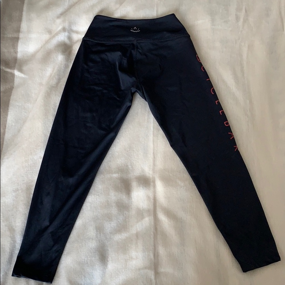 Beyond Yoga “CycleBar” Black 3/4 Leggings
